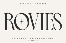 Rovies - Elegant Serif Font