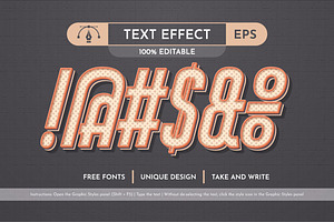 Vintage Editable Text Effect