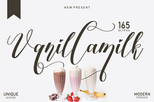 Vanillamilk | Script font