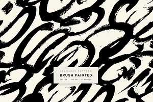 Brush Painted Vector Pattern