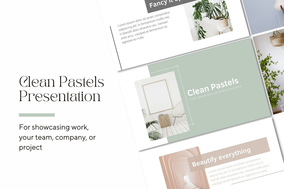 Clean Pastels Canva Presentation, a Presentation Template by Palm Creatives (Photo 2 of 8)