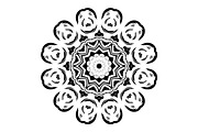 Black and White Mandala Patterns Set, a Decorative Illustration by NJ Himel (Thumbnail 48 of 101)