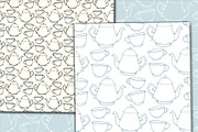 Teatime seamless patterns set, a Pattern Graphic by IreneArt illustrations (Thumbnail 4 of 5)