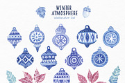 Watercolor winter atmosphere set, an Animal Illustration by TotallypicRF (Thumbnail 3 of 5)