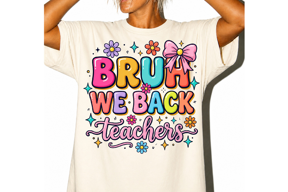 Back to School Sublimation Design, a Seasonal Illustration by DreamCafeArt (Photo 2 of 10)