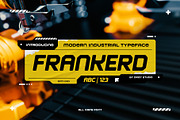 Frankerd - Modern Industrial Font, a Font by Drizy (Thumbnail 1 of 10)