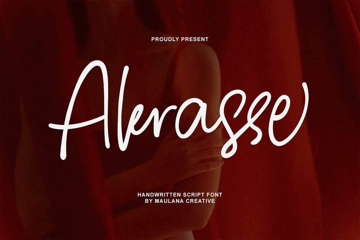 Akrasse Memorial Handwritten Script, a Script Font by Maulana Creative (Photo 1 of 7)