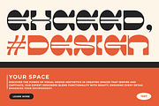 Zestaboom - Retro Bold Font, a Sans Serif Font by Dikas Studio (Thumbnail 4 of 10)