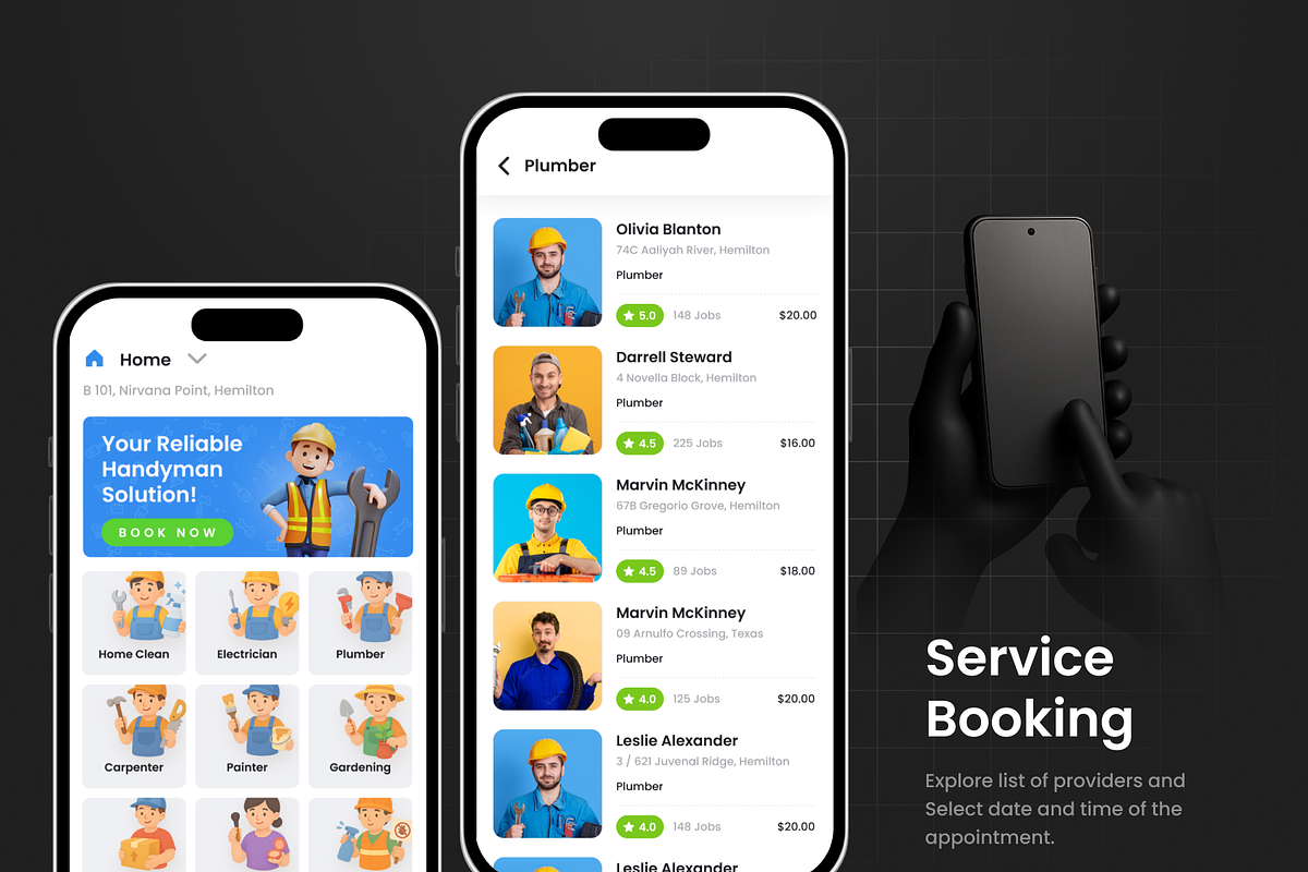 Service Booking App | ServeBook preview 4