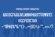 Vintage Patriot - Condensed Slab, a Slab Serif Font by Pian45 Studio (Thumbnail 8 of 8)