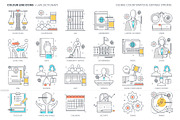 Color line icons, an Outline Icon by Howcolour (Thumbnail 14 of 32)