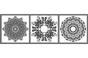 Vintage Big Set of Round Vector, an Illustration by FineArtStudio (Thumbnail 1 of 3)
