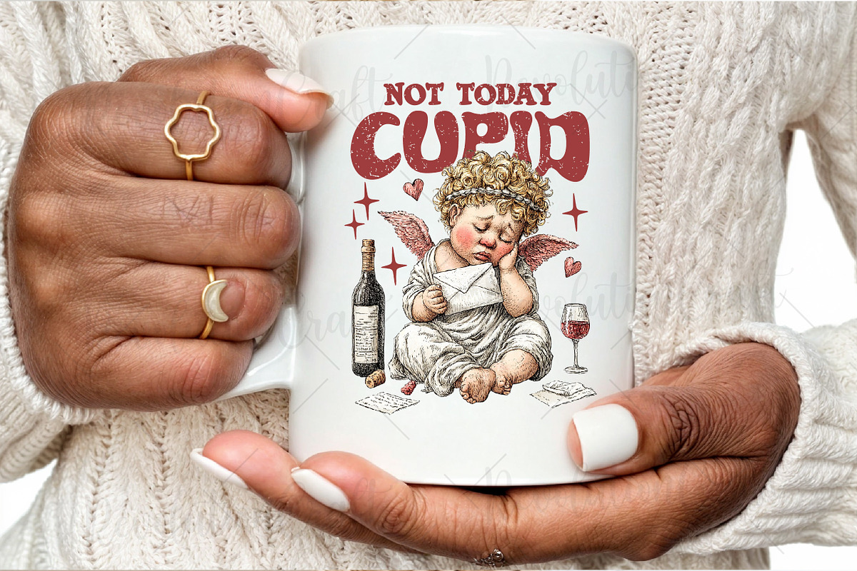 Funny Valentine's Day Cupid PNG, an Illustration by OK Design (Photo 4 of 6)