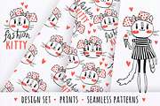 Fashion KITTY, an Animal Illustration by Baksiabat (Thumbnail 1 of 6)