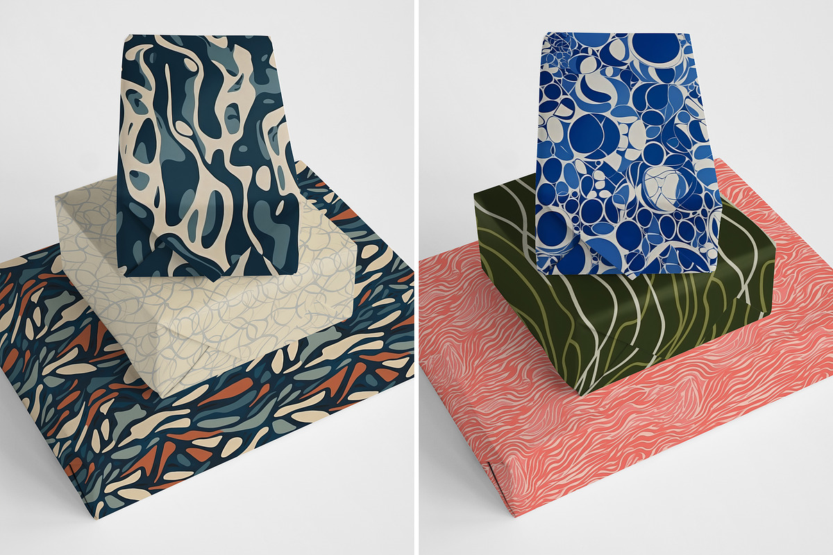 Abstract Seamless Patterns, a Pattern Graphic by Ninterints (Photo 14 of 17)