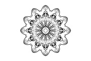 Artistic Mandala Vector Collection, a Decorative Illustration by NJ Himel (Thumbnail 90 of 101)