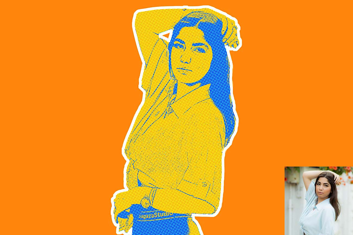 Gradient Pop Art FX Photoshop Action, an Action Add-On by Studio Retouch (Photo 3 of 13)