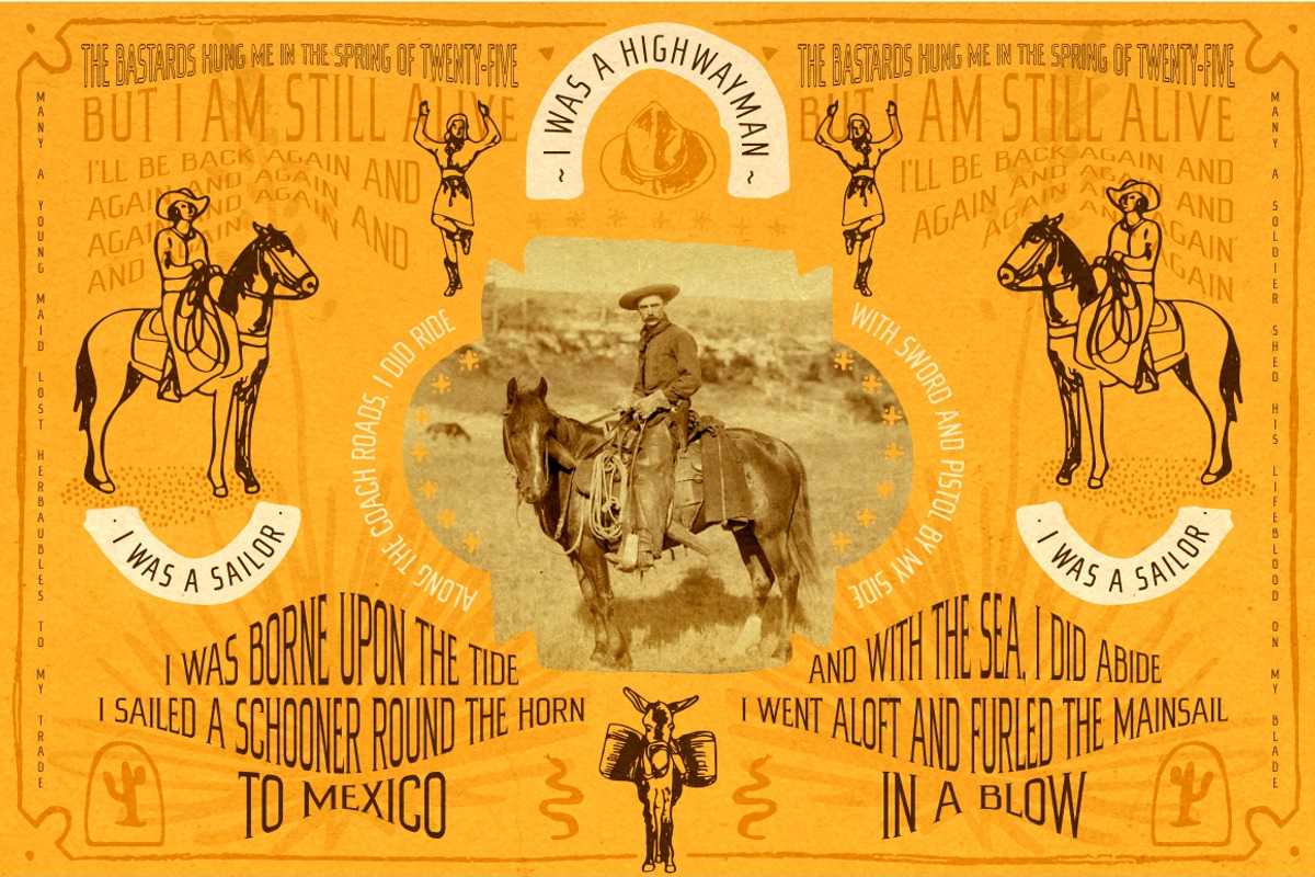 New Mexico southwestern style font, a Sans Serif Font by Fat Hamster (Photo 4 of 12)