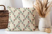 Vintage Flowers Pattern Bundle, a Pattern Graphic by irenepachadesign (Thumbnail 5 of 6)
