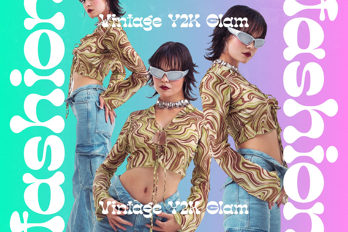 Mirage Virtual Retro Groovy Font, a Serif Font by timelesstype.co (Photo 3 of 20)