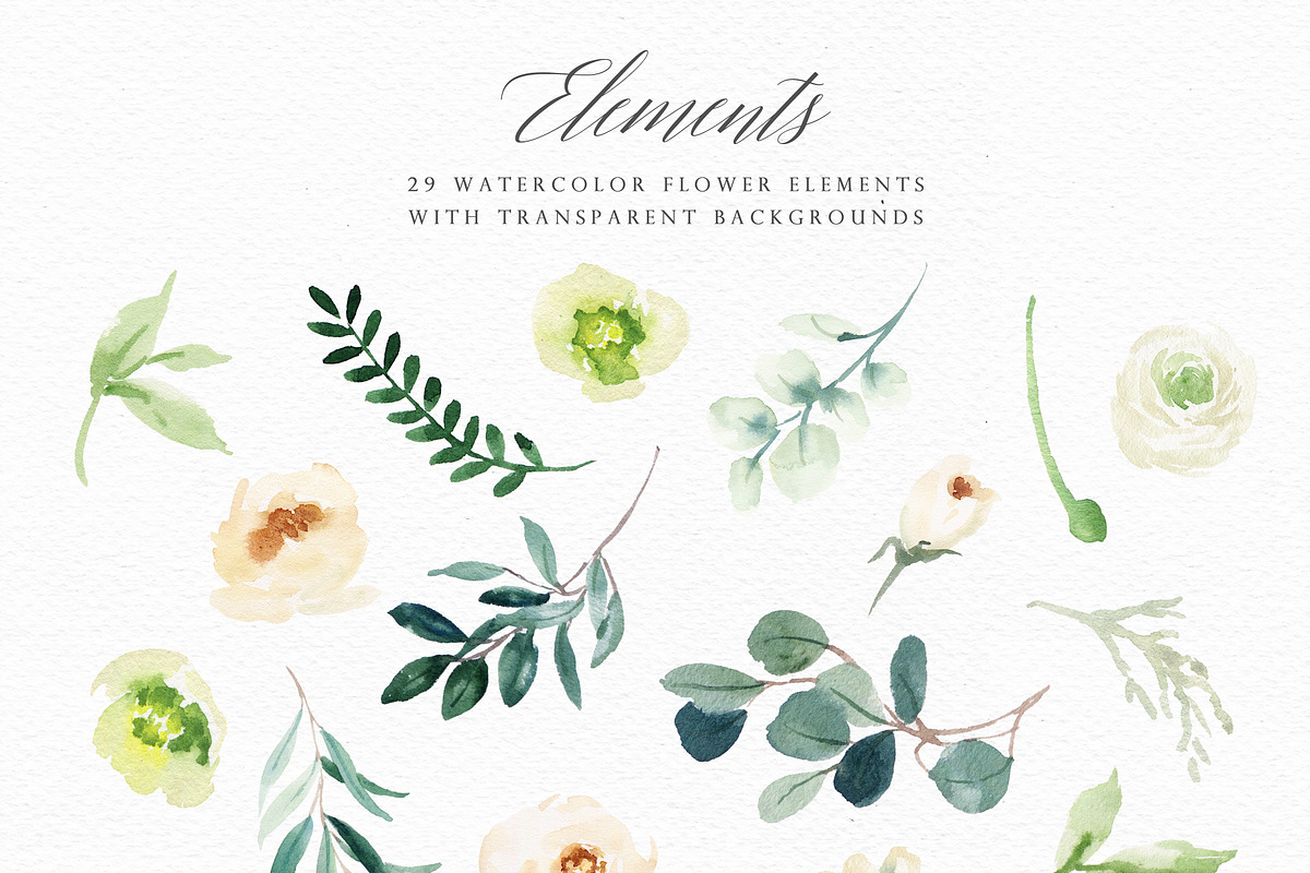 Landscape-Watercolor House Clipart, an Illustration by Graphic Box (Photo 10 of 10)