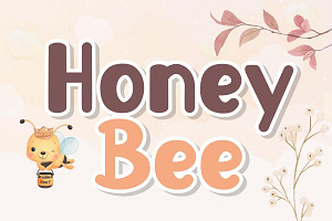 Honey Bee - Display Handwritten