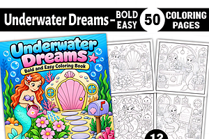 Underwater Dreams Coloring Book