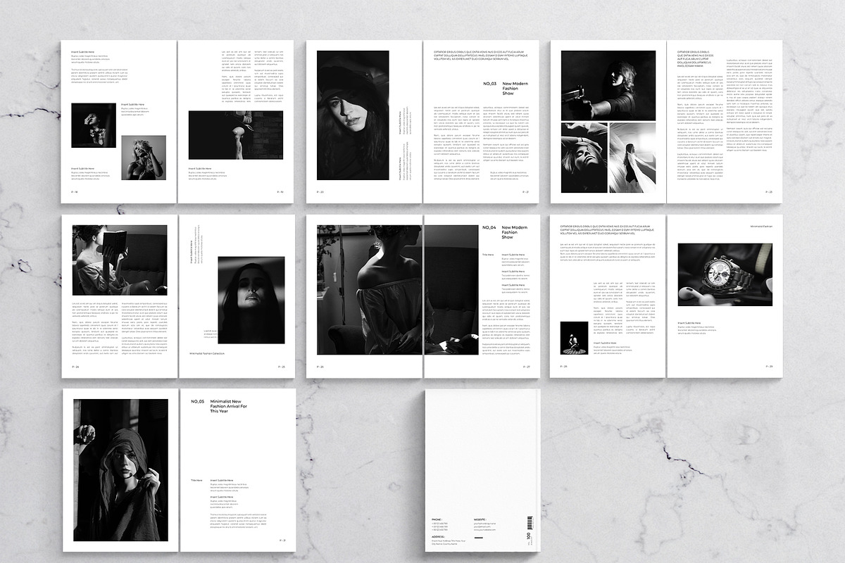 Magazine Template, a Magazine Template by DesignCrest (Photo 13 of 14)