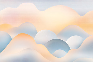Soft pastel abstract background with, an Illustration by Lermont51