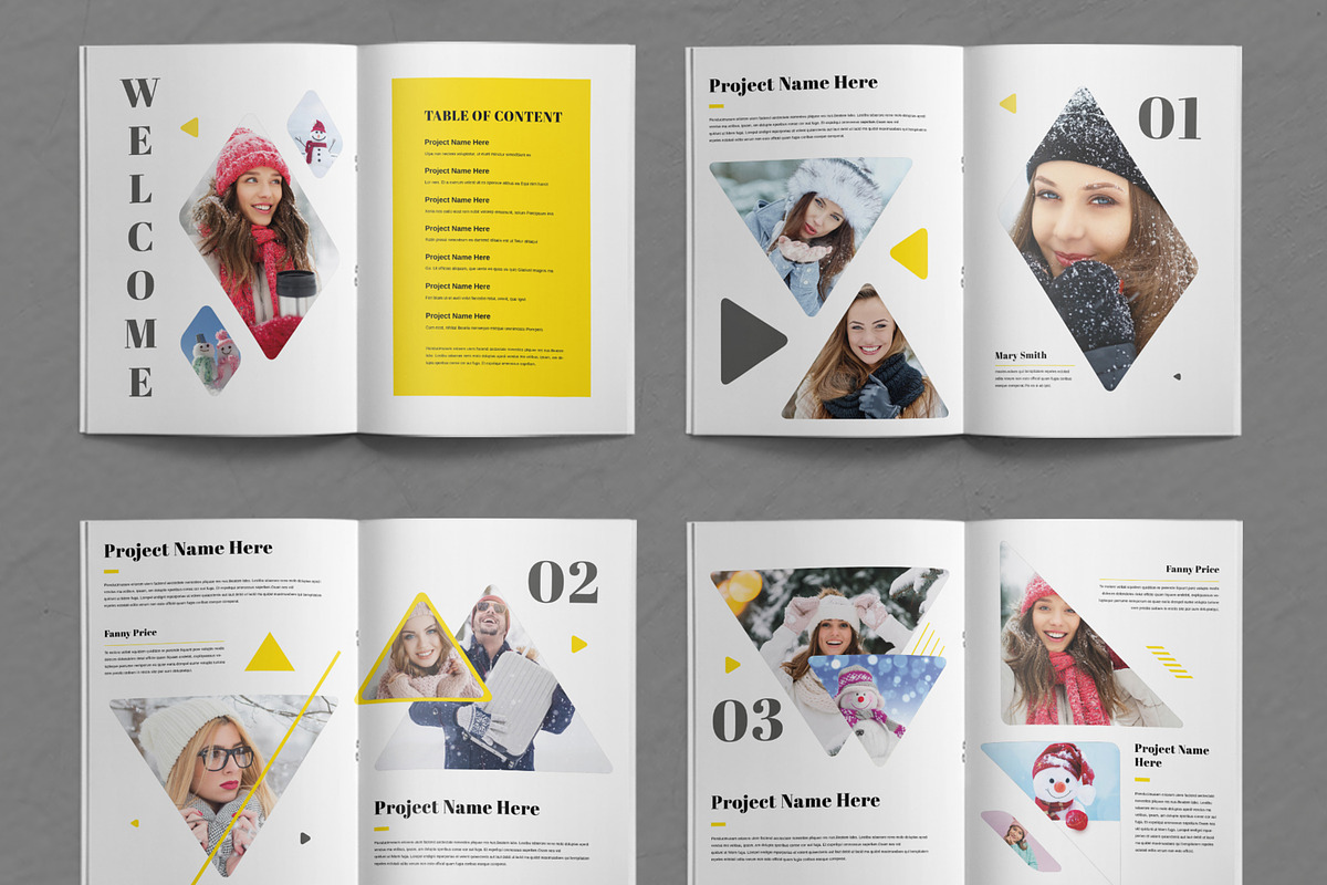 Winter Fashion Magazine, a Magazine Template by ContestDesign (Photo 2 of 3)