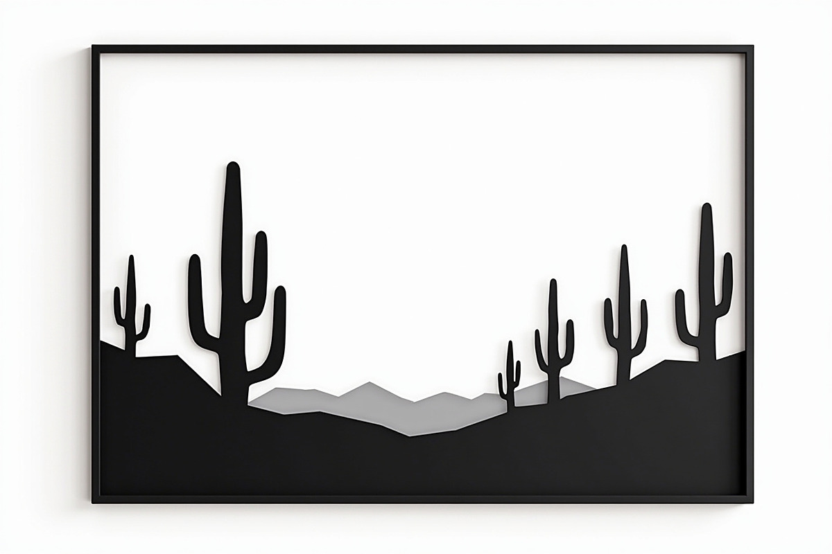Wild Desert Cactus Scene Set, an Illustration by Creativeshirt (Photo 6 of 15)