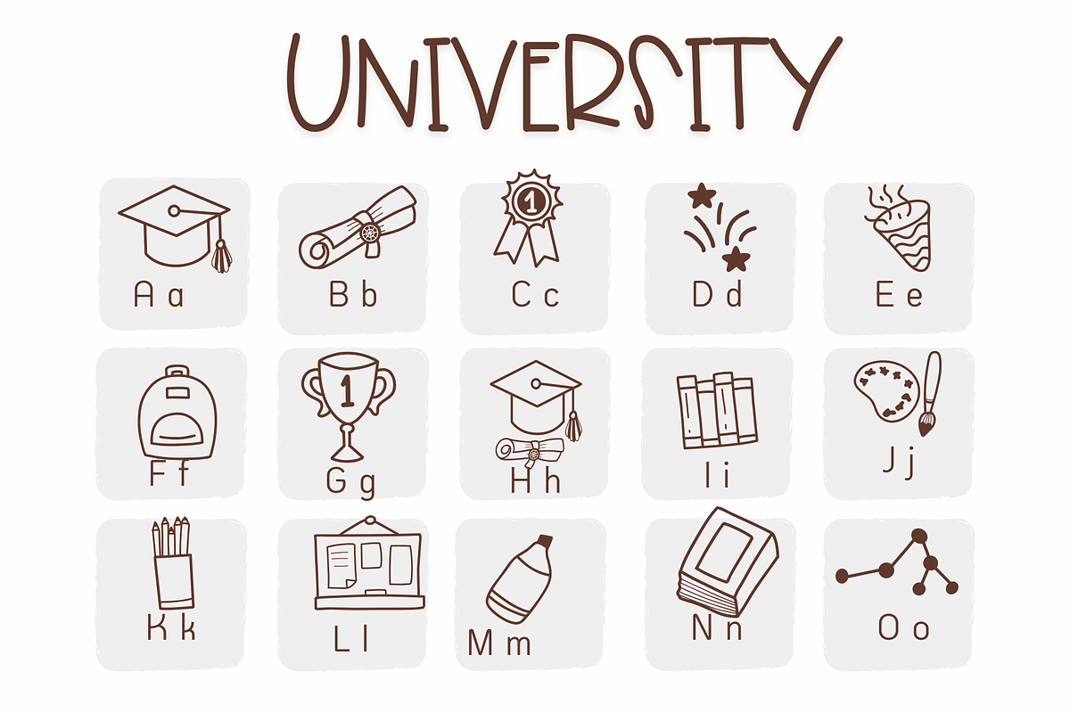 University| Symbols Fonts, a Symbol Font by Sirinart (Photo 4 of 15)