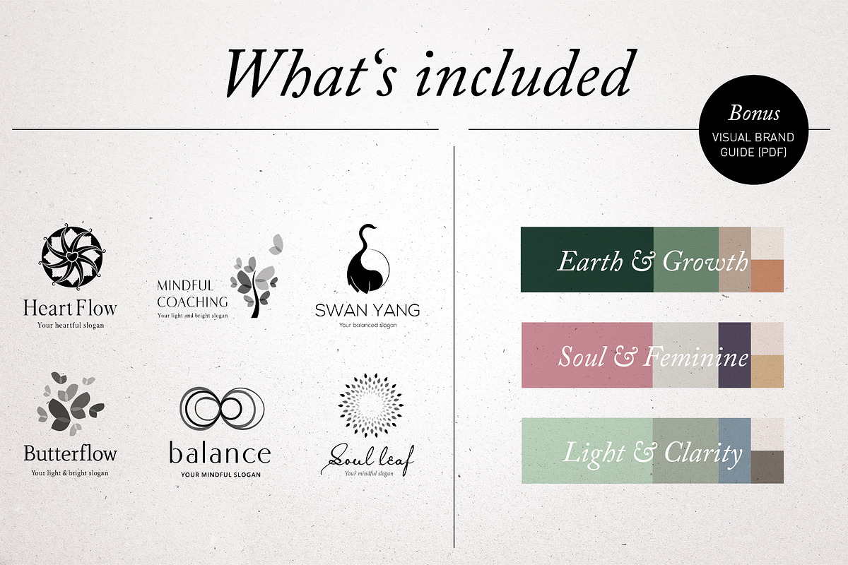Logos for Soulful Women Brands, a Branding & Logo Template by Elibee (Photo 6 of 6)