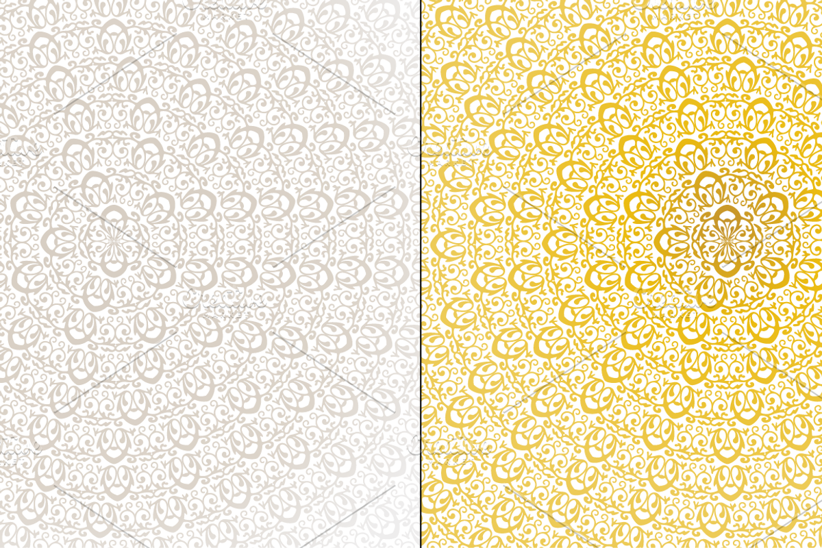 Ornate Circular Metallic Patterns preview 5
