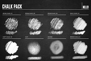 Chalk Brush Pack for Procreate, a Brush Add-On by Quiver Supply Co. (Thumbnail 7 of 9)