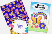 Retro Sparkle Y2K Watercolor, an Object Illustration by CreativeValuation (Thumbnail 11 of 13)