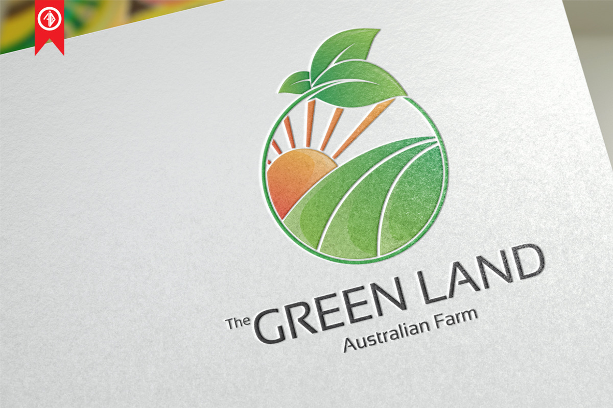 Farm / Green Land - Logo Template, a Branding & Logo Template by Artha Desain (Photo 1 of 7)