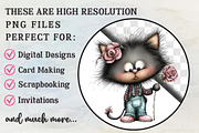Cute Valentine Animals Clipart Bundl, an Animal Illustration by RobertsArt (Thumbnail 4 of 7)