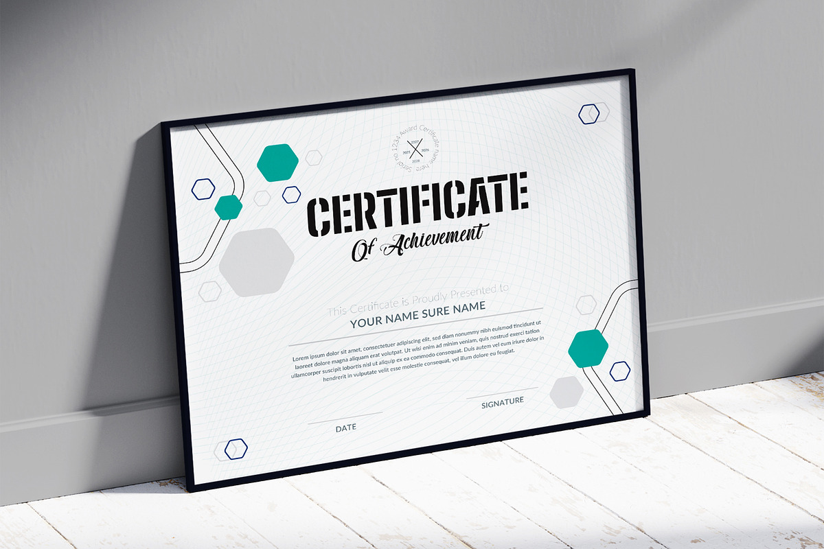 Certificate Design, a Stationery Template by ContestDesign (Photo 2 of 3)