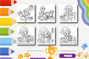 Christmas Repair Shop Coloring Book, a Seasonal Illustration by Design Zone (Thumbnail 4 of 5)