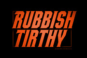 Rubbish Tirthy, a Sans Serif Font by senzana (Thumbnail 2 of 8)