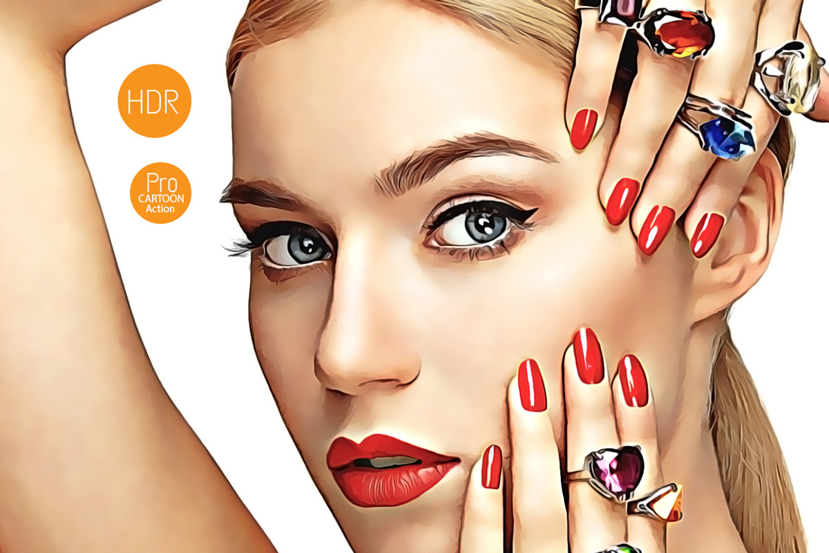 Pro Cartoon Oil Painting effect v.3 preview 5