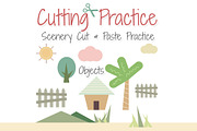 Cutting Practice for Kids Activities, an Education Illustration by TukTuk Design (Thumbnail 2 of 5)