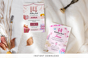 14th Birthday Invitation Template, an Invitation Template by Snapybiz (Thumbnail 3 of 10)