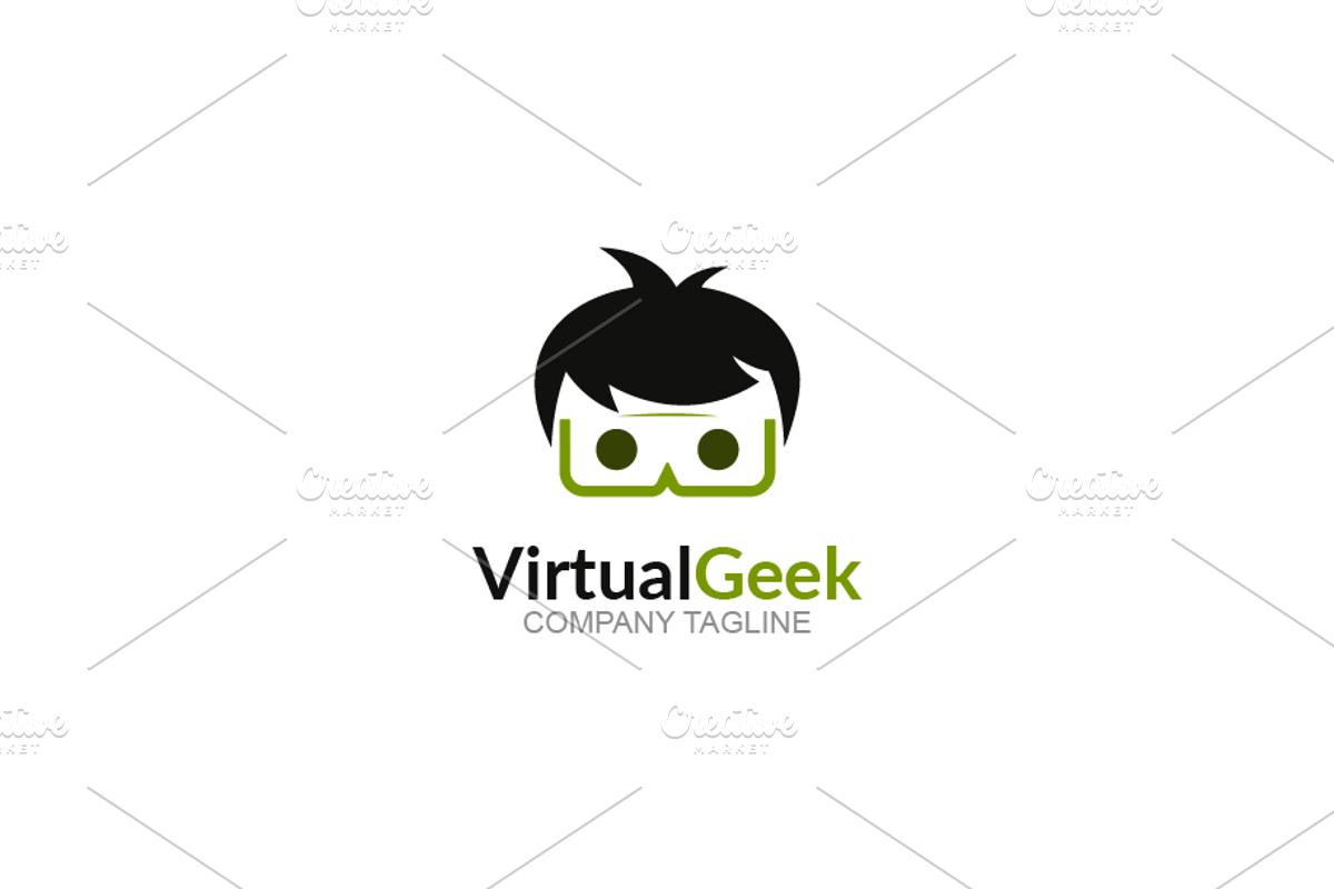 Virtual Geek - Logo Template, a Branding & Logo Template by Twelve.std (Photo 2 of 3)