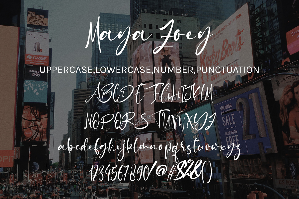 Maya Zoey, a Handwritten Font by HaKi Studio (Photo 3 of 5)