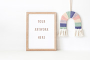 Frame Mockup Nursery Boho Art Mocup, a Print Template by BirdieFrames (Thumbnail 2 of 3)