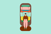 Mobile phone wallpaper bundle, a Person Illustration by Cami Draws (Thumbnail 5 of 6)