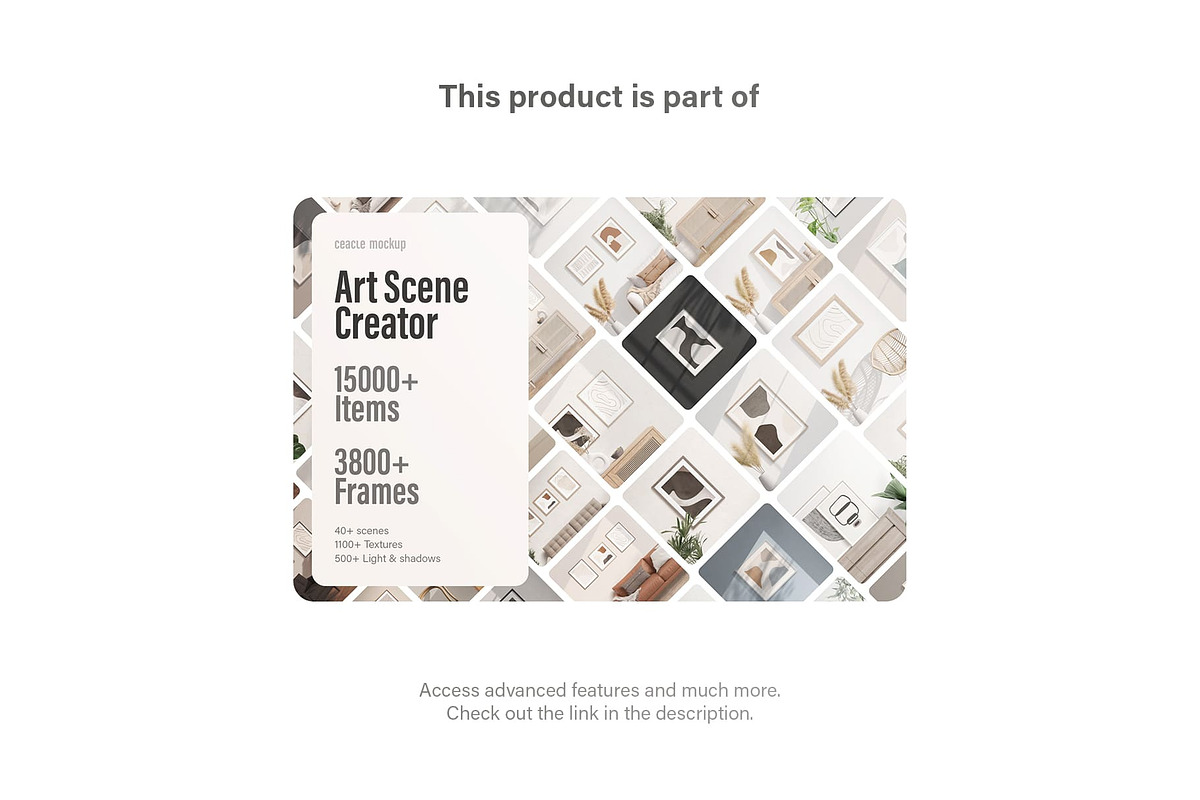 Frame Scene Mockup, a Print Template by Ceacle Mockup (Photo 2 of 2)