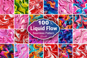 Liquid Flow Seamless Pattern, a Pattern Graphic by Forhadx5